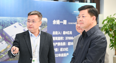 余姚市市长沃勇特一行莅临宁波bg大游调研指导工作